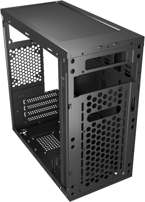 Корпус mATX BLOODY BD-CC101, Mini-Tower, без БП,  черный [bd-cc101-bk]