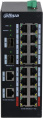 Коммутатор Dahua DH-HS3220-16GT-190 (L2) 18x1Гбит/с 4xКомбо(1000BASE-T/SFP) 2SFP 16PoE+ 190W неуправляемый