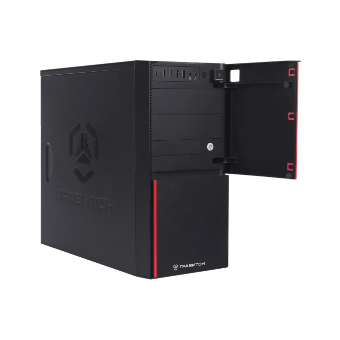 Гравитон Д50А 211496 RYZEN 5 5600G/2x8GB/1xSSD1TB/FP_2xUSB2.0/450W Bronze/K+M/NoOS/Реестр МПТ