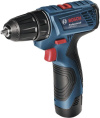 Дрель-шуруповерт Bosch GSR 120 Li, 2Ач,  с двумя аккумуляторами [06019g80f0]