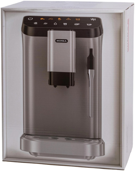 Кофемашина Supra CMS-3700 1350Вт серебристый