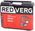 Лобзик RedVerg RD-JS850-100C +3пил. 850Вт 3000ходов/мин от электросети кейс в комплекте