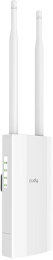 Маршрутизатор CUDY AC1200 Outdoor Wi-Fi Repeater, Access Point, 867Mbps at 5GHz + 300Mbps at 2.4GHz, 1 x 100Mbps RJ45, 2 Detachable Antennas, 24V passive PoE, IP65 Waterproof, lightning protection, 24V passive PoE adapter included RE1200 Outdoor