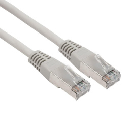 Rexant 18-8101-1 Шнур коммутационный, патч-корд F/UTP RJ45-RJ45, CAT 6, LSZH серый, 0,5м