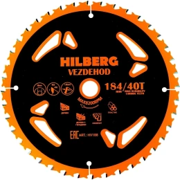 Диск пильный Hilberg Vezdehod 184x16x40Тx7º HV188
