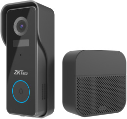 Вызывной звонок ZKTeco D0BPA (2 Mpx, ИК подсветка, f/1.7 mm, H.265, 4500 mAh, 802.11b/g/n 2.4GHz Wi-Fi)