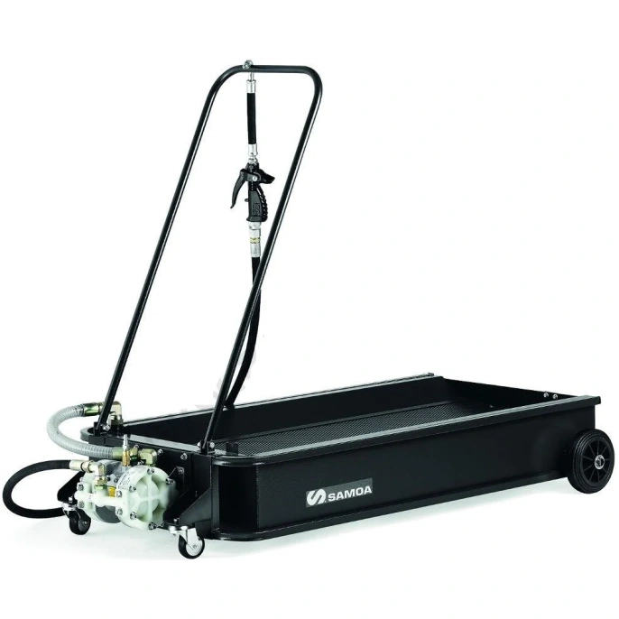 Перекатная ванна для слива отработанных жидкостей - 95 литров, с насосом для перкачки масла в резервуар SAMOA 436100