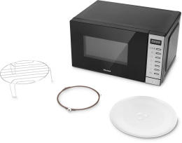 Микроволновая печь Rondell RDE-MW203, 700Вт, 20л, черный /серебристый