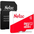 Флеш карта microSDHC 32GB Netac NT02P500ECO-032G-R P500 Eco + adapter