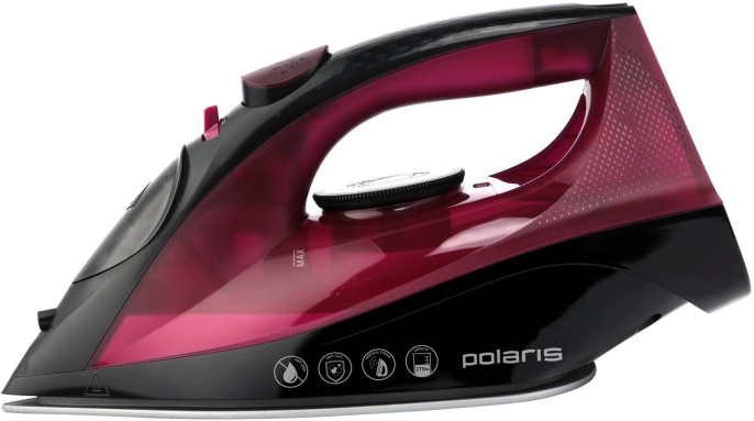 Утюг Polaris PIR 2430K 2400Вт фуксия/черный