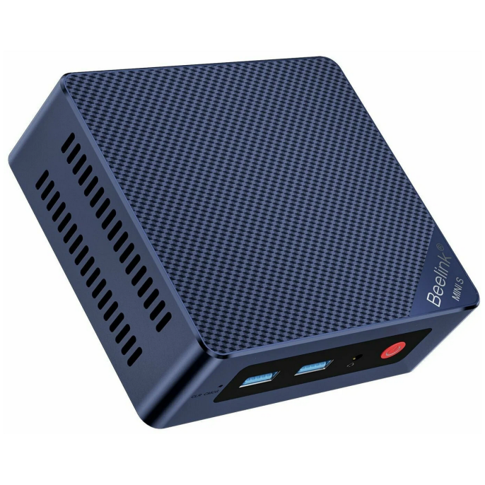 Мини-компьютер Beelink MINI S13 , CPU: Intel® Twin Lake N150 Processor , 4C/4T , GPU : Intel Graphics 24EUs 1000MHz, 16GB DDR4 3200MHz RAM 500GB SSD , Wi-Fi 6 Intel AX101 ; Bluetooth 5.2; LAN 1000Mbps * 1 ; HDMI * 2 BL/MINI S13/N150/16G/500G/Navy Blue