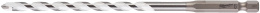 Сверло Milwaukee 6.5x150 мм HEX (4932471100) (для использования с ударными шуруповертами и всеми типами инструментов с трехкулачковым патроном, позволяет сверлить бетон, кирпич, черепицу, газобетонные блоки, тонкий металл, алюминий, керамическую плитку от