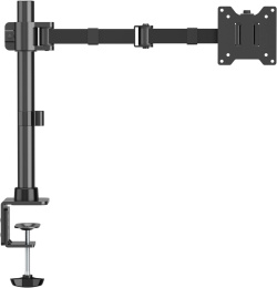 Кронштейн для мониторов Cactus CS-VM-D49-BK, до 49", до 20кг, настольный, поворот и наклон, черный