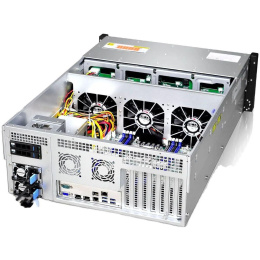 Серверный корпус/ Gooxi RMC4124-670-HSE-D 4U 24bay chassis ,Expander backplane rear 2*2.5"SAS/SATA 1300W 1+1 EU power cables rail kit (0.94.004.0032)
