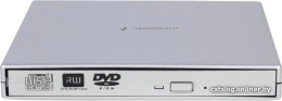 Внешний DVD-привод Gembird DVD-USB-02-SV с интерфейсом USB 2.0 пластик, серебро