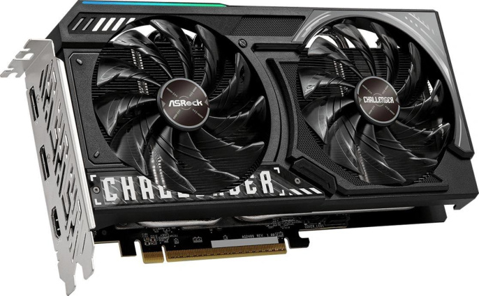 Видеокарта ASRock AMD  Radeon RX 9060 RX9060 CL 8G 8ГБ Challenger, GDDR6, Ret