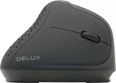 Манипулятор DELUX Wireless&Bluetooth Vertical Mouse M618XSD Black (RTL) USB 6btn+Roll