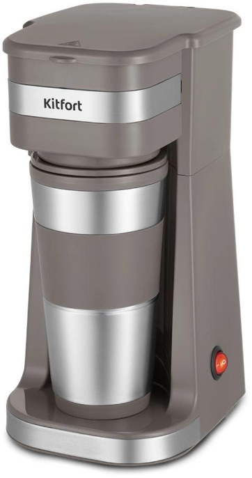Кофеварка капельная Kitfort КТ-7316 750Вт коричневый/нержавеющая сталь