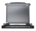 KVM консоль ATEN 17" Single Rail LCD Console PS/2-USB, VGA CL1000M-ATA-RG