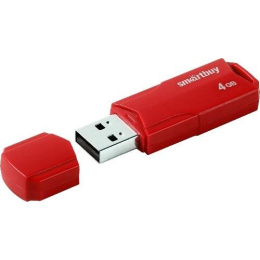 Smartbuy USB Drive 4GB CLUE Red SB4GBCLU-R