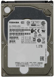 Жесткий диск Toshiba AL15SEB12EQ, 1.2ТБ, HDD, SAS 3.0, 2.5", BULK