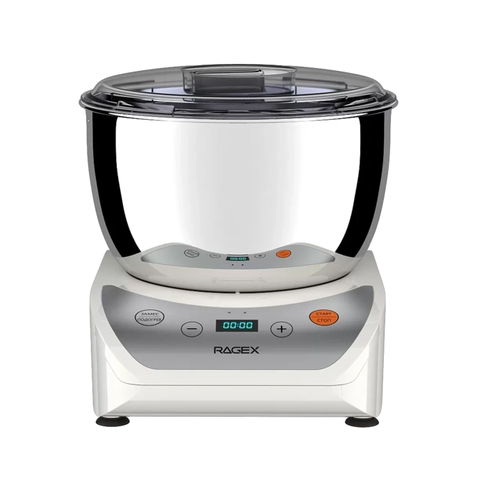 Тестомесильная машина RAGEX R2001, 5 л., 550 Вт, цвет: 105 зефирный