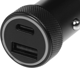 Автомобильное зарядное устройство Wiiix UCC-4-2-15,  USB-A,  USB-C, 3A, черный