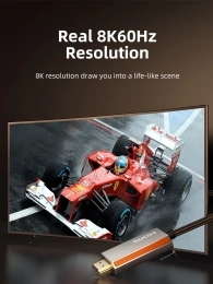 Кабель CABLETIME CD36L (CT-DMHD8K-ZG2) 2 м, DP-HDMI из цинка 8K/60 Гц