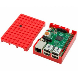 Корпус ACD RA183 Red ABS Plastic Building Block case for Raspberry Pi 3 B CBPIBLOX-RED 494309