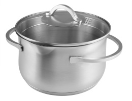Кастрюля 3.5л Polaris Solid-20C,  нержавеющая сталь, с крышкой [15132]