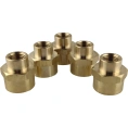 Муфта латунная переходная пневмо 1/2" ВР х 1/4" ВР, 5 шт HG 1644729