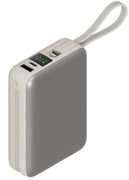 Внешний аккумулятор Magssory Cell 20K PBN015 емкость: 20.000 мАч, быстрая зарядка: 22 Вт, встроенный кабель: Type-C/Lightning, разъем: Type-C, LED-дисплей, индикация уровня заряда