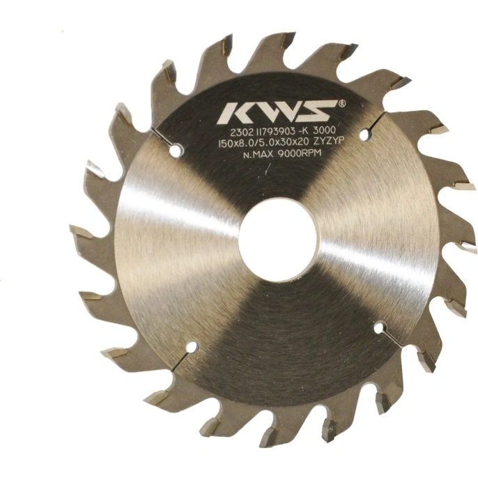 Диск пильный пазовый KWS 150х30х8.0х20T ZYZYP 3000 05030-15030080020ZYZYP