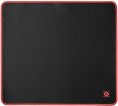 Коврик для мыши Defender 50559 (XXL) черный/красный, ткань, 400х355х3мм