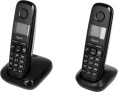 Р/Телефон Dect Gigaset A170 DUO черный (труб. в компл.:2шт) АОН