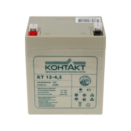 Батарея аккумуляторная (12 В; 4.5 Ач) КОНТАКТ КТ12-4,5