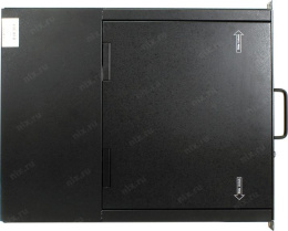 Procase E1708 Консоль однорельсовая , КВМ 8 порт, LCD 17'', single rail console KVM 8 port, LCD D-Sub, USB, разрешение 1280*1024, 8 кабелей