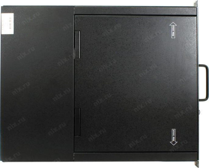 Procase E1708 Консоль однорельсовая , КВМ 8 порт, LCD 17'', single rail console KVM 8 port, LCD D-Sub, USB, разрешение 1280*1024, 8 кабелей