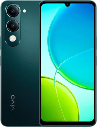 Смартфон Vivo Y04s 6GB/256GB Малахитовый черный V2531 6.74" 720x1600 90 Гц, на базе Android 14, 6GB RAM, 256GB ROM, Front 5 MP / Rear 13 MP + 0.08 MP, Front f/2.2 5 MP , Rear f/2.2 13 MP + f/3.0 0.08 MP , Bluetooth 5.2, GPS, BeiDou, GLONASS, Galile