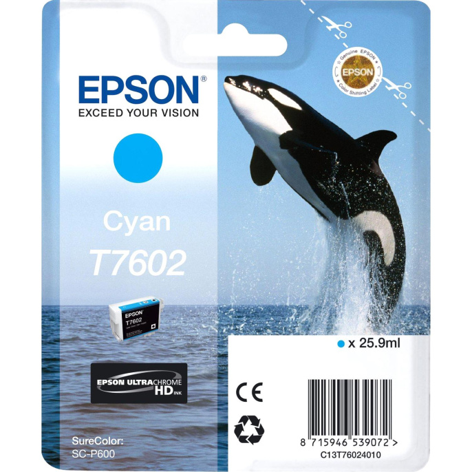 C13T76024010 - Картридж голубой Epson SureColor SC-P600