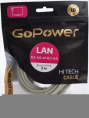 Патч-корд GoPower RJ-45 m -RJ-45 m 3.0м кат.5е ПВХ 26AWG серый в пакете 1/100 (00-00027474)