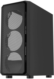 Корпус Bloody CC-126 черный без БП ATX 8x120mm 2xUSB2.0 1xUSB3.0 audio bott PSU