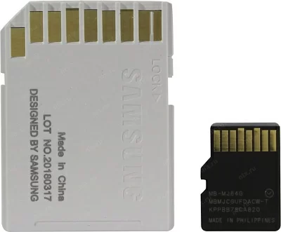 Карта памяти Samsung PRO Endurance MB-MJ64GA/RU microSDXC Memory Card 64GbClass10 UHS-I U1+ microSD--SD Adapter
