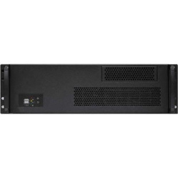 Procase RU330-B-0 Корпус 3U rear/front-access server case, черный, без блока питания, глубина 300мм, MB 12"x9.6" [RU330-B-0]