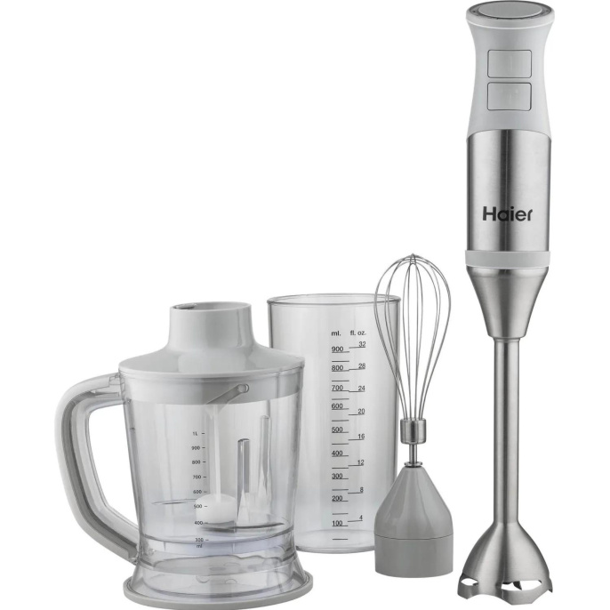 Блендер погружной Haier HB-501 1200Вт серый