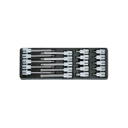 Набор торцевых насадок TORX 1/2" HONITON, 20 предметов IK-SKB400200T В0000000159266