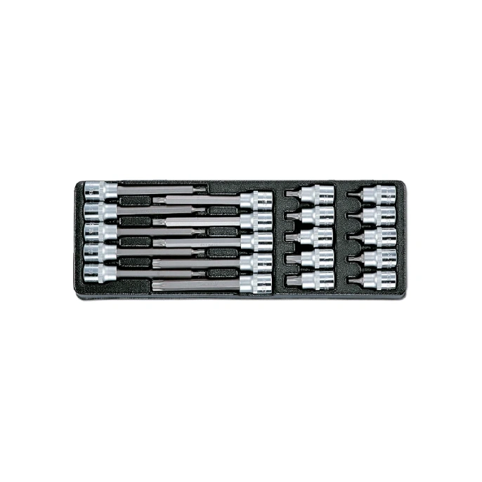 Набор торцевых насадок TORX 1/2" HONITON, 20 предметов IK-SKB400200T В0000000159266