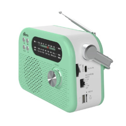 Радиоприемник Ritmix RPR-045 MINT {портативный 3хдиапазонный FM/AM/SW,Bluetooth v.5.3, воспроизв. с USB и с карт пам. micro SD до 32Gb }
