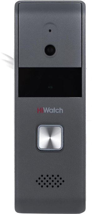 Комплект домофона HIWATCH DS-D100K,  серебристый