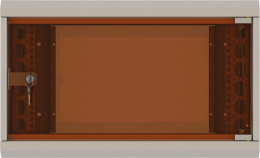 Шкаф коммутационный SUPRLAN ТВЛ-6U-600-350-СР 05-1060 настенный,  стеклянная передняя дверь,  6U,  600x360x350 мм